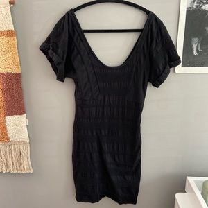 Free People black mini dress ❣️